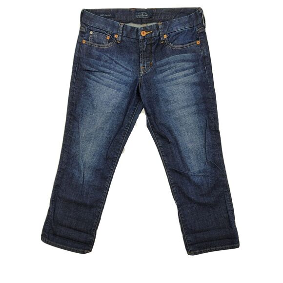 Lucky Brand Jeans Womens 6/28 (32x24) Blue Sweet Jean Crop - Picture 1 of 8